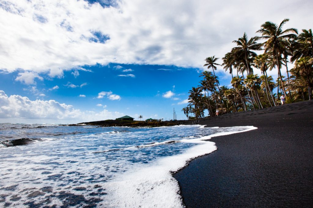 Punaluu Black Sand Beach